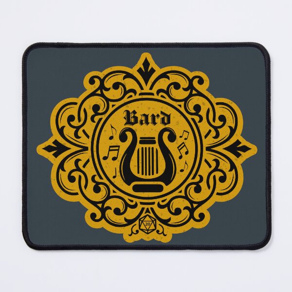 Item preview, The Bard - Dnd Class (gold) designed and sold by Stacey Burt creative Designs.
