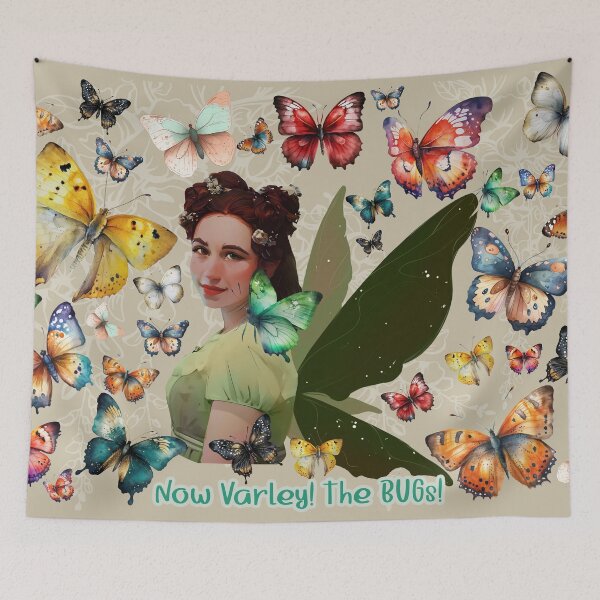 Item preview, Philippa saying: Now Varley the bugs! puzzle design  designed and sold by EmeraldeaArt.