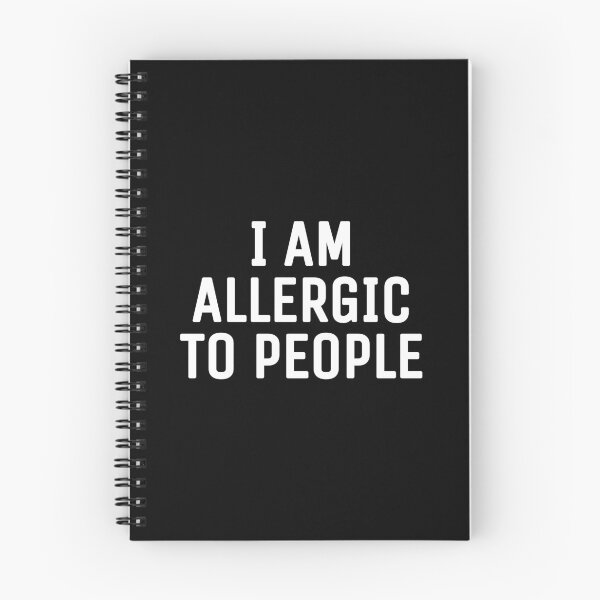Item preview, I am allergic to people  designed and sold by THELOSTHOUSE.