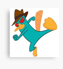 Perry the Platypus Canvas Print