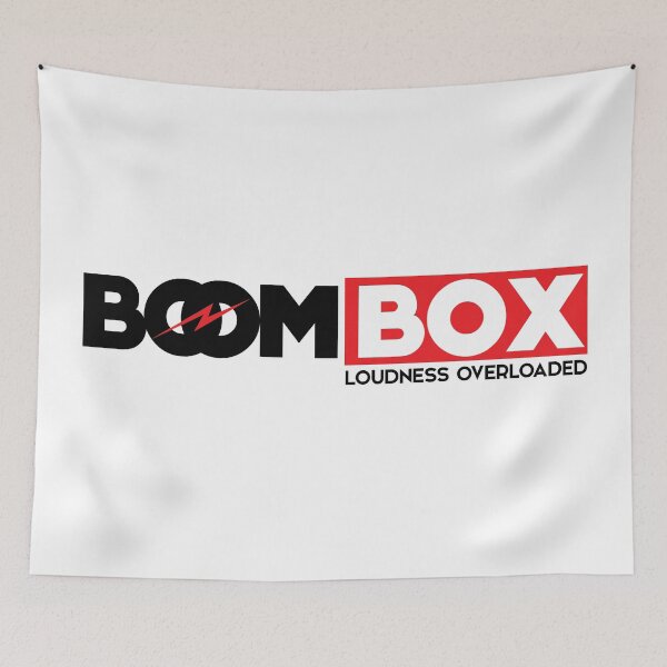 Item preview, Retro Boombox with Lightning Bolt designed and sold by deepbalance.