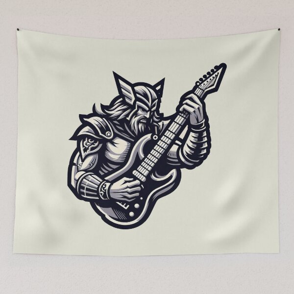 Item preview, Iron Guitarist designed and sold by Delemore Art.