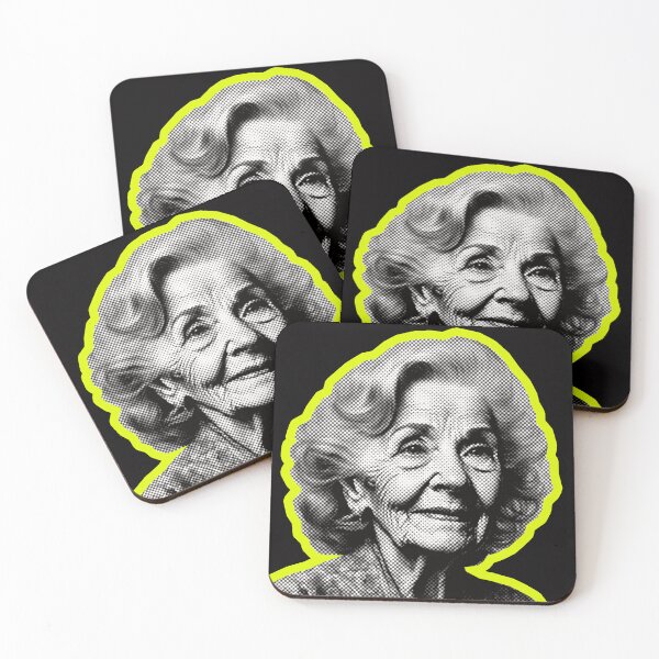 Item preview, grandma halftone designed and sold by Ratatatts.