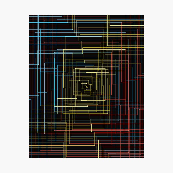 Mondrian Walk Photographic Print