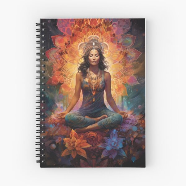 Item preview, Yoga asana and Flowers Mandala designed and sold by pinkal.
