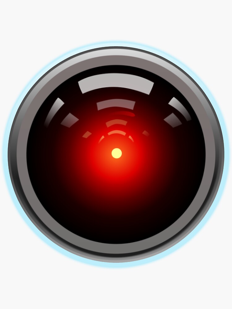 Künstliche Intelligenz. HAL 9000. KI. Computer-Auge. von TOMSREDBUBBLE