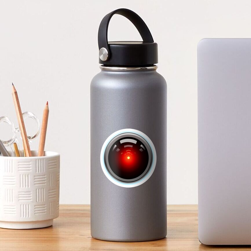 Künstliche Intelligenz. HAL 9000. KI. Computer-Auge. Sticker