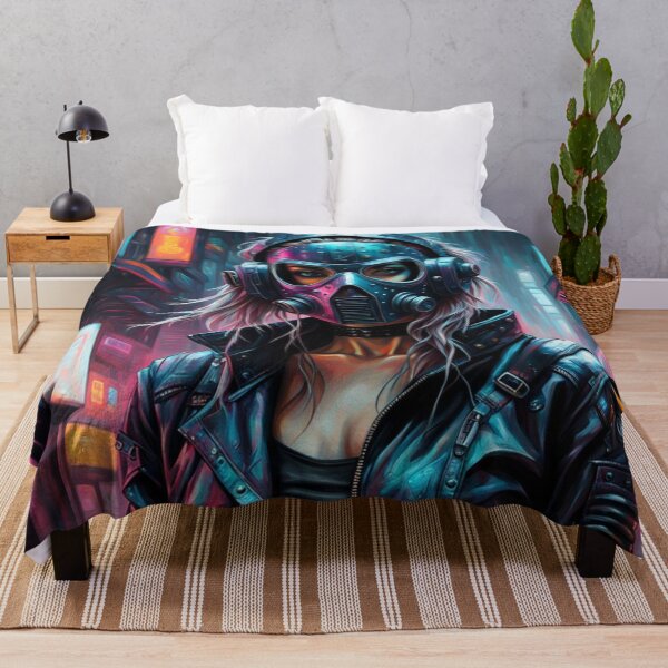 Item preview, Masked Cyber Girl, Science Fiction, Cyberpunk, Dystopian designed and sold by Burn-Ego.