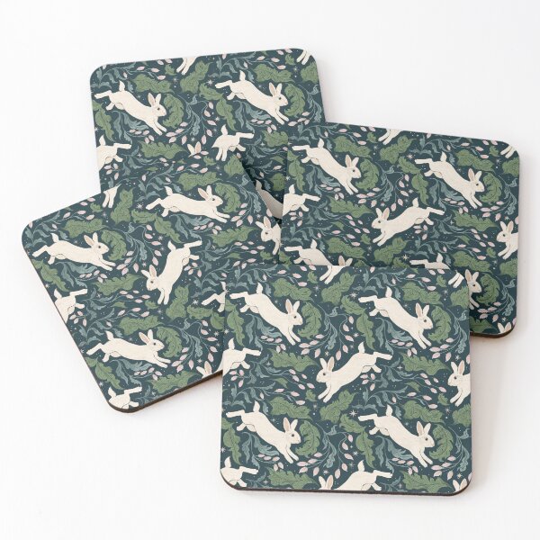 Item preview, Moonlight Garden Bunnies  designed and sold by lauragraves.