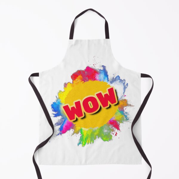 Item preview, Red WOW text colorful designed and sold by Bojana92.