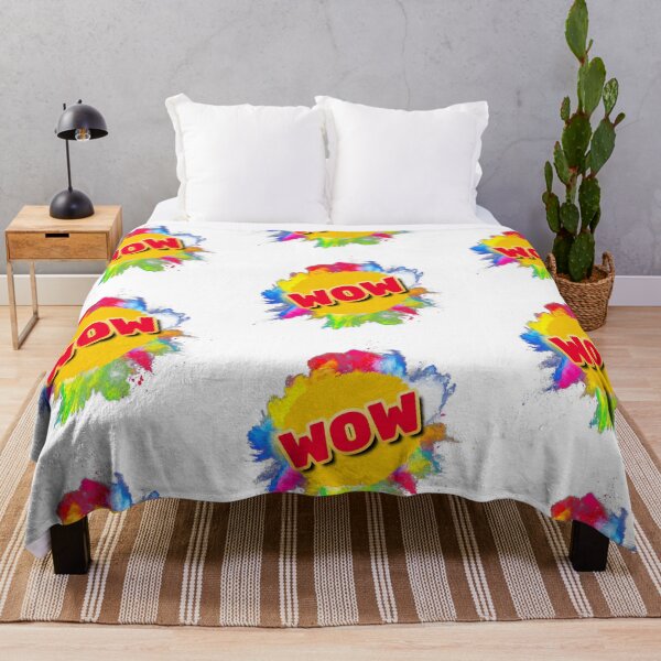 Item preview, Red WOW text colorful designed and sold by Bojana92.