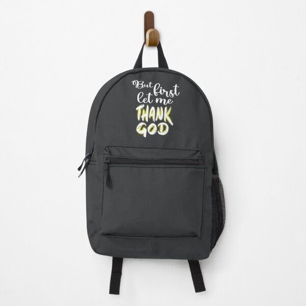 Item preview, But first let me thank God designed and sold by Colorfulman.