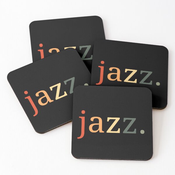 Item preview, Jazz Music One Word Retro Summer Colours designed and sold by artdesignbysam.