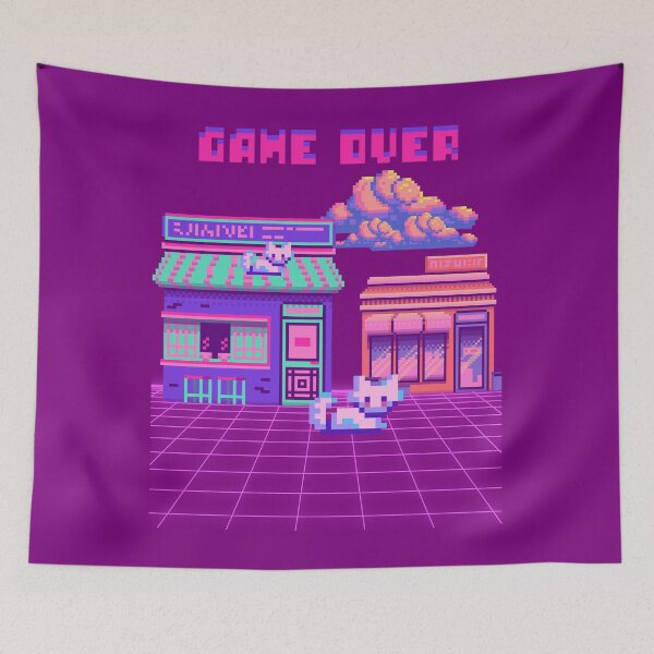 Item preview, Pixels Virtual Game Over designed and sold by wanessacreative.