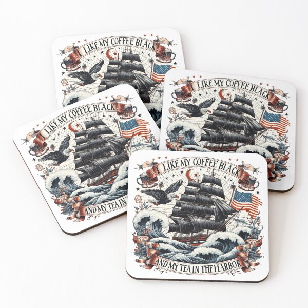 Item preview, Quotes Funny History I Like My Coffee Black And My Tea in The Harbor designed and sold by clintang.