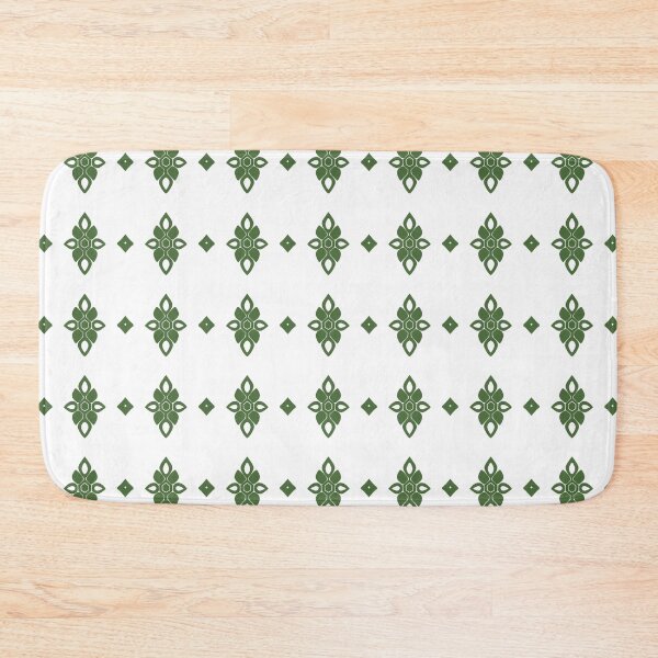 Item preview, Green Geometric Floral Pattern designed and sold by Littlexhedfang.