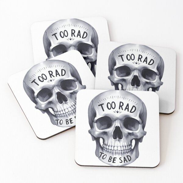 Item preview, X Ray Skull Too Rad To Be Sad designed and sold by clintang.