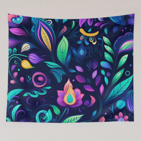 Item preview,  vector art in the style of Matisse poster, johanna basford , calming colours designed and sold by Nanthikan.