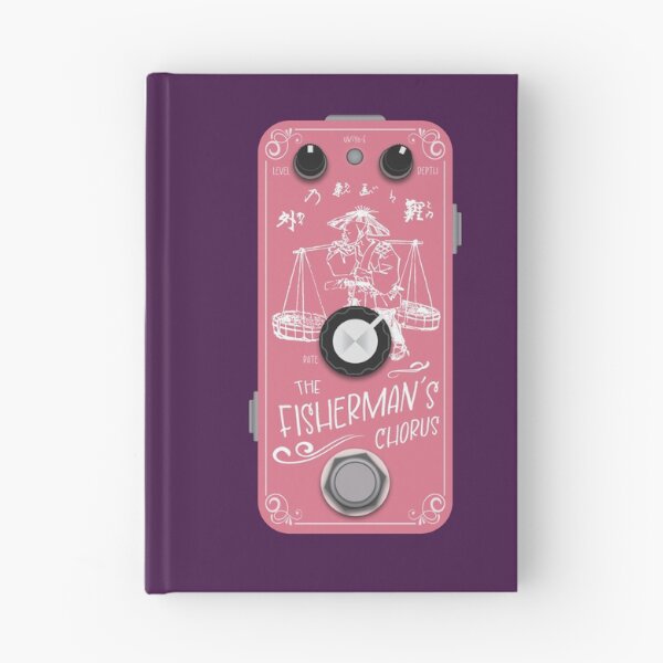 Item preview, Ukiyo-e Japanese Woodblock Inspired The Fishermans Chorus Guitar Pedal designed and sold by globbs.