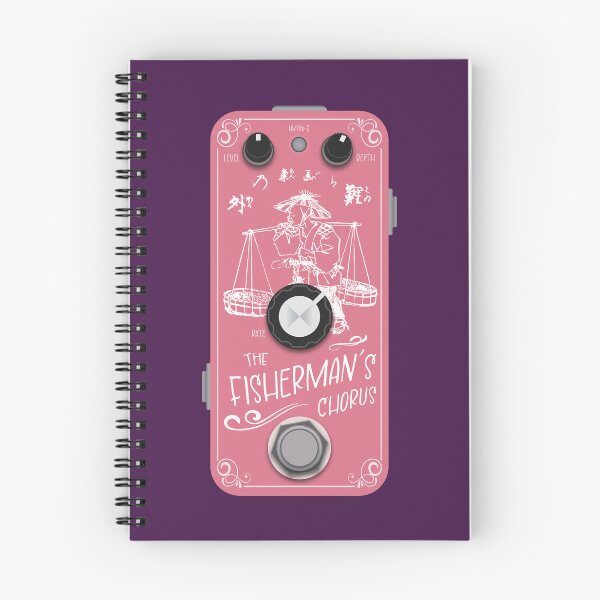 Item preview, Ukiyo-e Japanese Woodblock Inspired The Fishermans Chorus Guitar Pedal designed and sold by globbs.