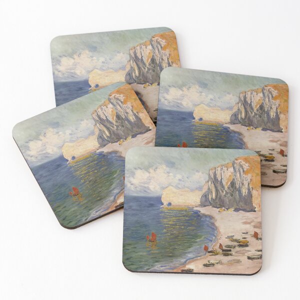 Item preview, The Beach and the Falaise d'Amont - 1885 - Claude Monet designed and sold by dottyshai.