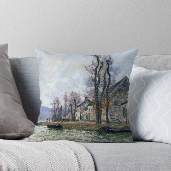 Item preview, El recodo del Sena en Lavacourt, invierno - 1879 - Claude Monet designed and sold by dottyshai.