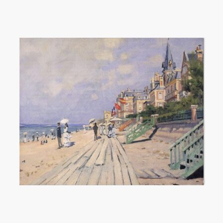 Item preview, The Boardwalk at Trouville - 1870 - Claude Monet designed and sold by dottyshai.