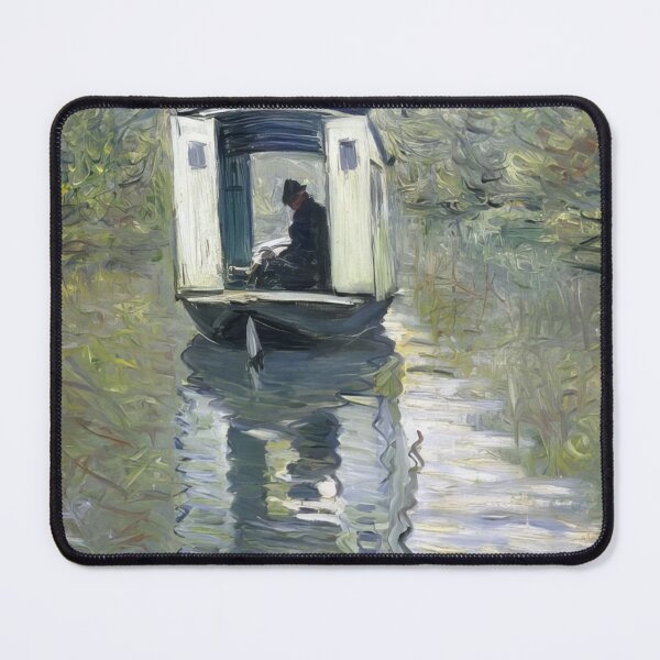 Item preview, The Boat Studio - 1876 - Claude Monet designed and sold by dottyshai.