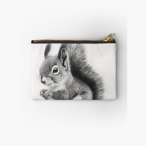 Item preview, Black and white Squirrel pencil drawing designed and sold by Pencil-Art.