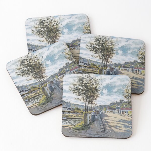 Item preview, The Bridge at Bougival - 1869 - Claude Monet designed and sold by dottyshai.