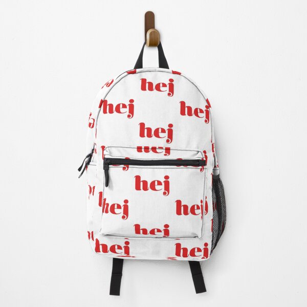 Item preview, Hej, Hello in Swedish in Red designed and sold by HappyPeeps.