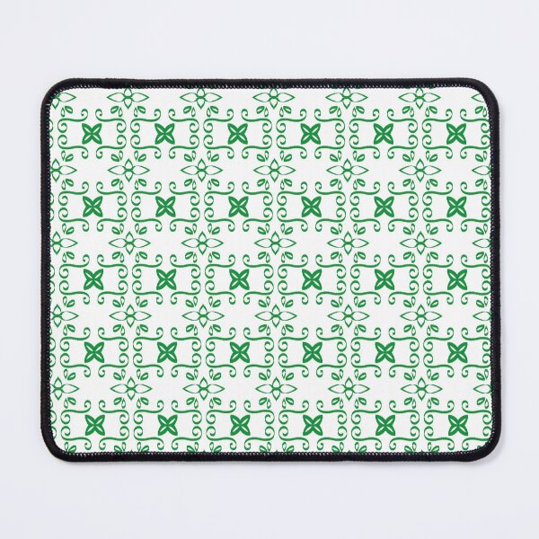 Item preview, Green Floral Scroll Pattern designed and sold by Littlexhedfang.