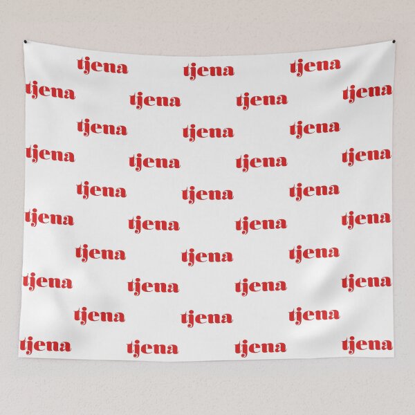 Item preview, Tjena, Say Hi or Hey in Swedish in Red designed and sold by HappyPeeps.
