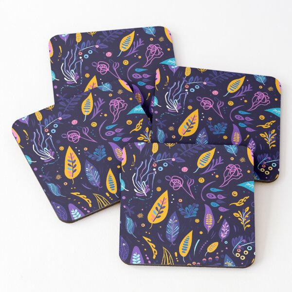 Item preview, vector art in the style of Matisse poster, johanna basford , calming colours designed and sold by Nanthikan.