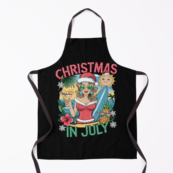 Item preview, "Mrs. Claus's Secret Summer Escape"- Funny Xmas in July Santa designed and sold by stickercuffs.