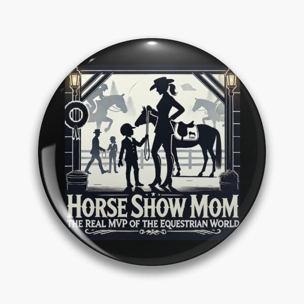 Item preview, Horse Show Mom: The Real MVP designed and sold by GlassPenny.