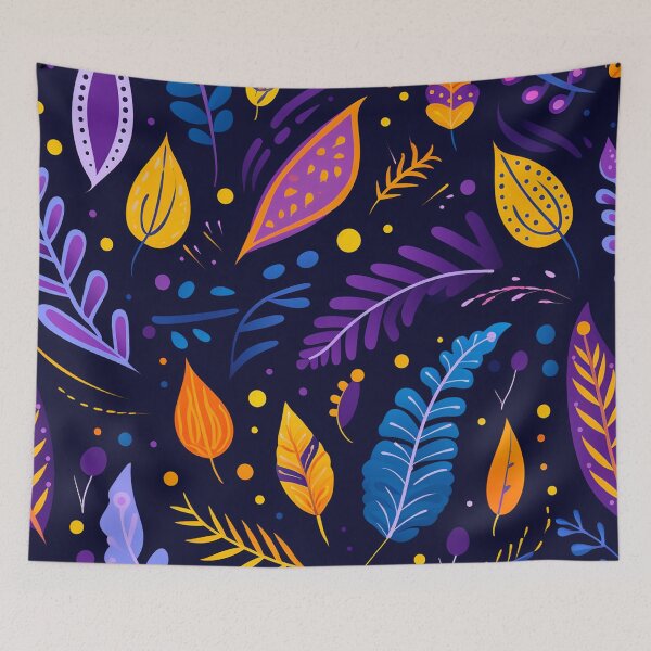 Item preview, vector art in the style of Matisse poster, johanna basford , calming colours designed and sold by Nanthikan.
