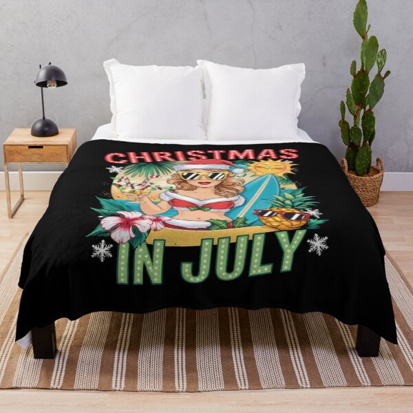 Item preview, "Sun-Kissed Christmas with Mrs. Claus"- Funny Xmas in July Santa designed and sold by stickercuffs.