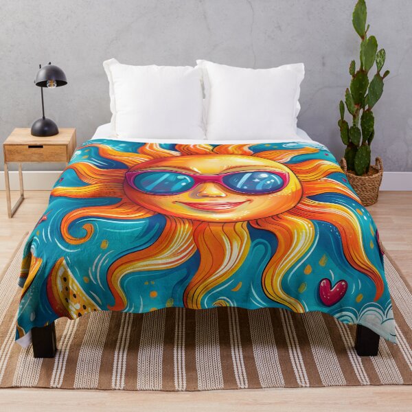 Item preview, Golden Summer Sunbeam Pattern designed and sold by AI-Only Creations.