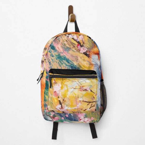 Artikelvorschau, Fuchs-Portrait. Kirschblüte, Blumenfuchs, Vintage-Fuchs, Fuchs-Malerei, Vincent van Gogh-Stil entworfen und verkauft von FoxVibes.