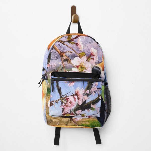 Artikelvorschau, Fuchs-Portrait. Kirschblüte, Blumenfuchs, Vintage-Fuchs, Fuchs-Malerei, Vincent van Gogh-Stil entworfen und verkauft von FoxVibes.
