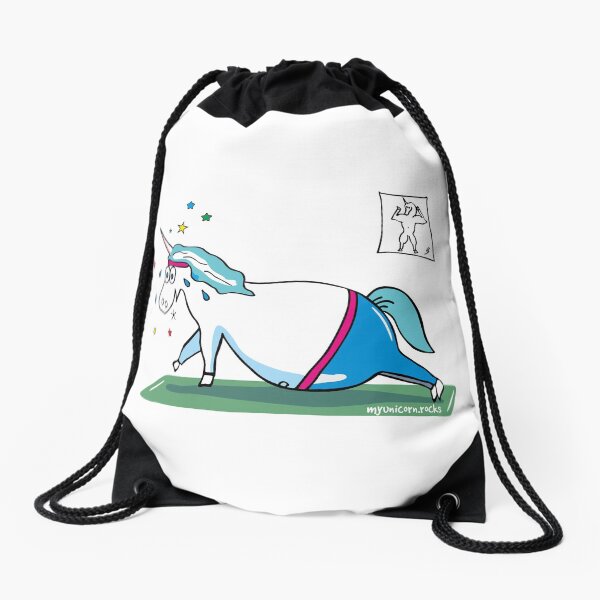 Mopsiges Einhorn Turnbeutel