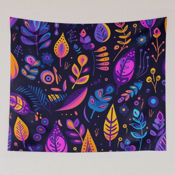 Item preview,  vector art in the style of Matisse poster, johanna basford , calming colours designed and sold by Nanthikan.