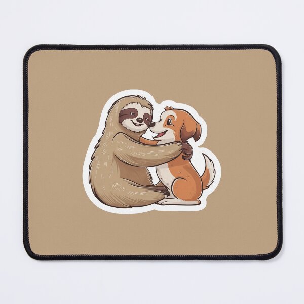 Item preview, Cute Sloth and pug Friendship for Pug Lover designed and sold by Laugh-Lines.