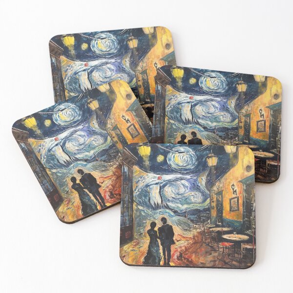 Item preview, Surreal Visions: A painting inspired by the art of Van Gogh. designed and sold by ArtwaveEmporium.