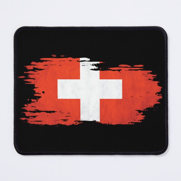 Item preview, Switzerland - National flag, brush effect designed and sold by Mohja-Design.