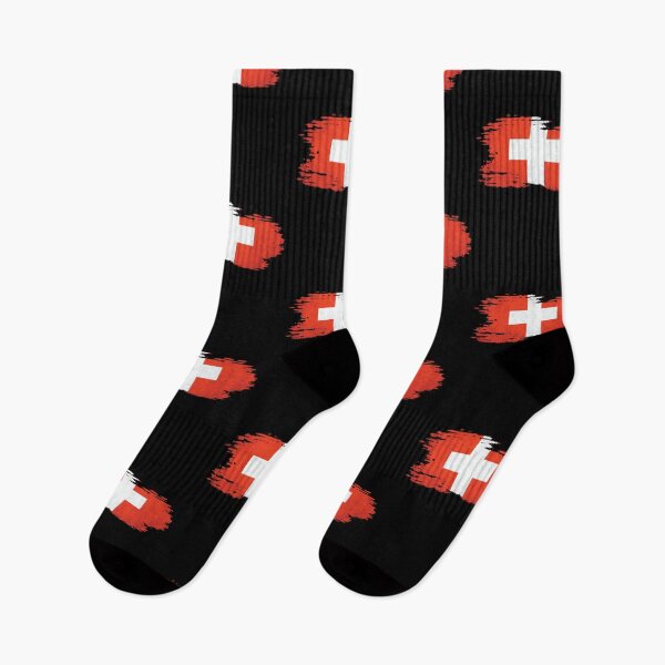 Item preview, Switzerland - National flag, brush effect designed and sold by Mohja-Design.