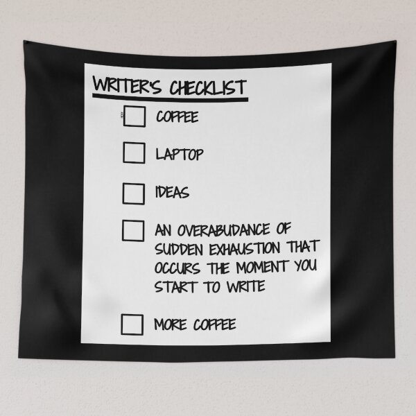 Item preview, Writer's Checklist designed and sold by HK44.