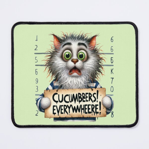Item preview, The cat pleads he is innocent, funny art  designed and sold by LoneAngel.