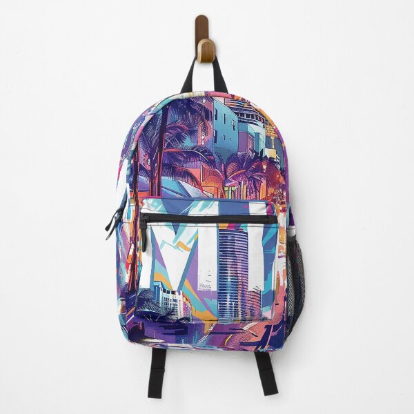 Item preview, Miami Travel Illustration designed and sold by nomiraclehere.